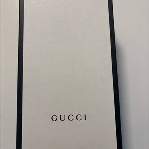 Gucci Classic White Shoe Box with Black Trim